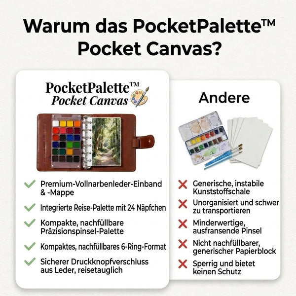 50% OFF TEMPORÄR  PocketPalette™ - TaschenLeinwand