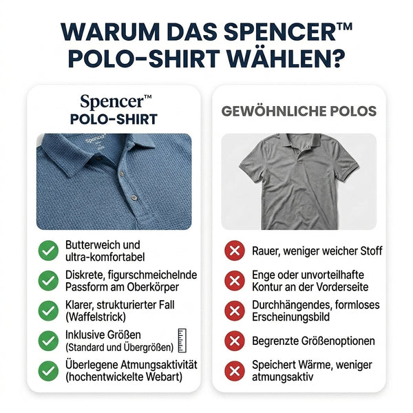 50% OFF TEMPORÄR  Spencer™ - Herren Ultra-bequemes Poloshirt